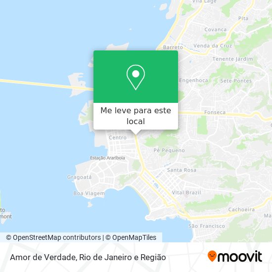 Amor de Verdade mapa