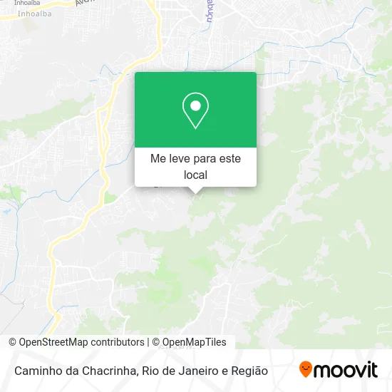 Caminho da Chacrinha mapa