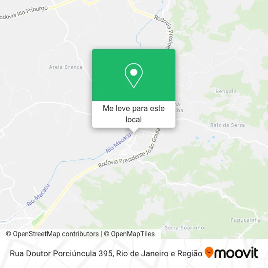Rua Doutor Porciúncula 395 mapa