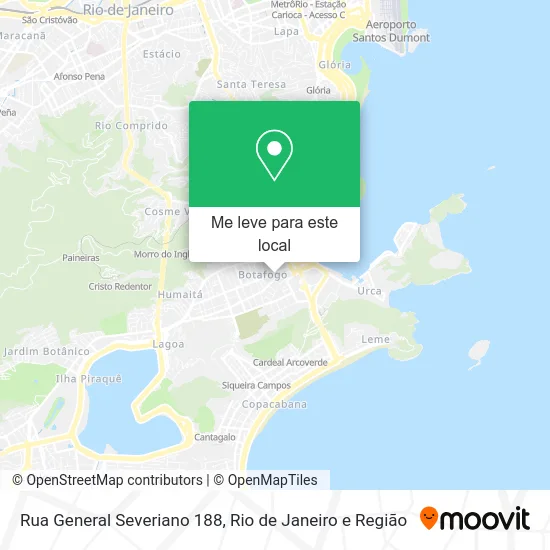 Rua General Severiano 188 mapa