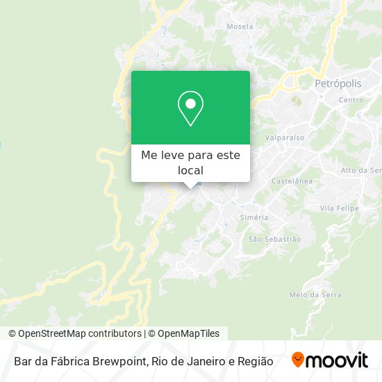 Bar da Fábrica Brewpoint mapa