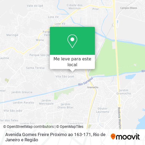 Avenida Gomes Freire Próximo ao 163-171 mapa