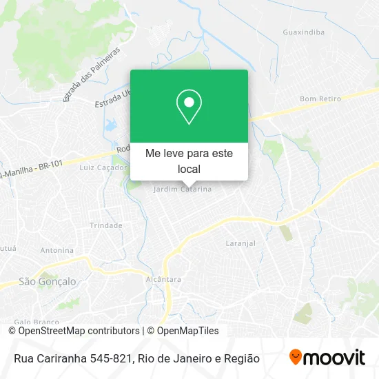 Rua Cariranha 545-821 mapa