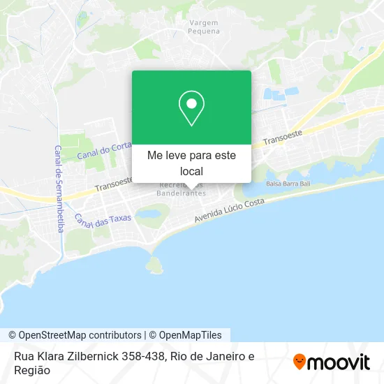 Rua Klara Zilbernick 358-438 mapa