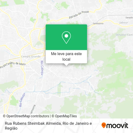 Rua Rubens Steimbak Almeida mapa