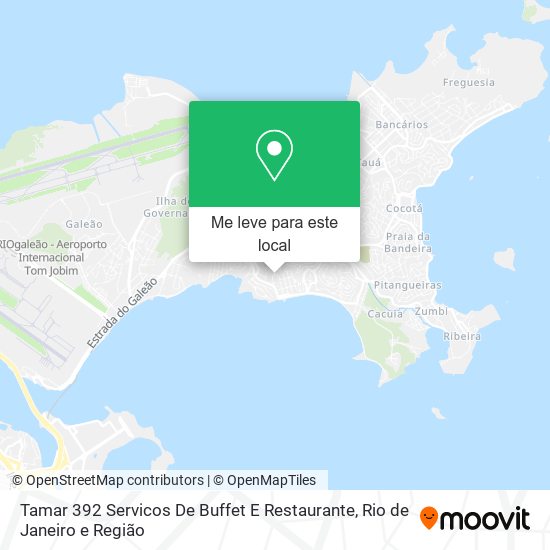 Tamar 392 Servicos De Buffet E Restaurante mapa