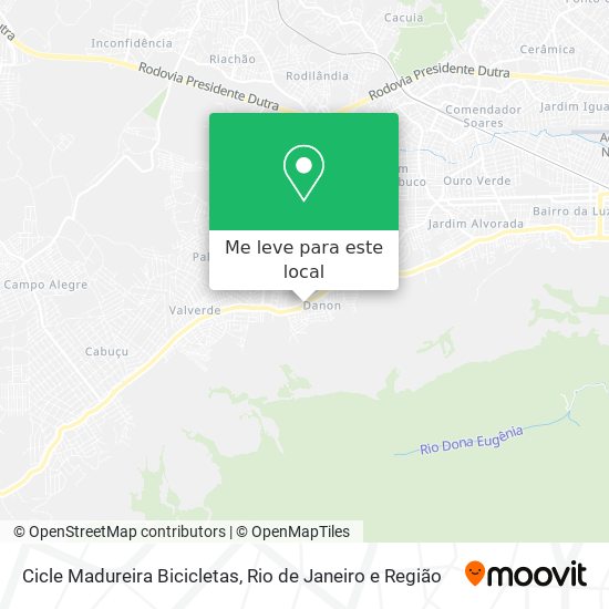 Cicle Madureira Bicicletas mapa