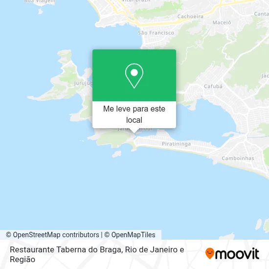 Restaurante Taberna do Braga mapa