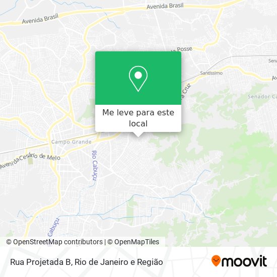 Rua Projetada B mapa