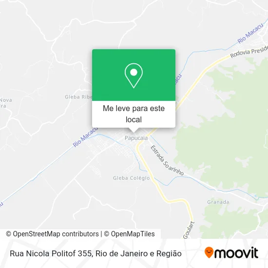 Rua Nicola Politof 355 mapa