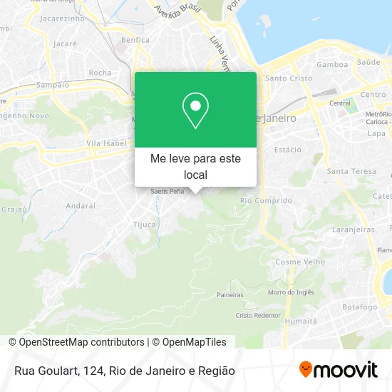 Rua Goulart, 124 mapa