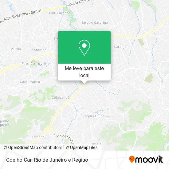 Coelho Car mapa