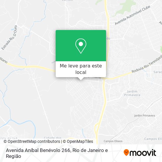 Avenida Aníbal Benévolo 266 mapa