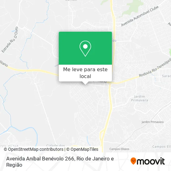 Avenida Aníbal Benévolo 266 mapa