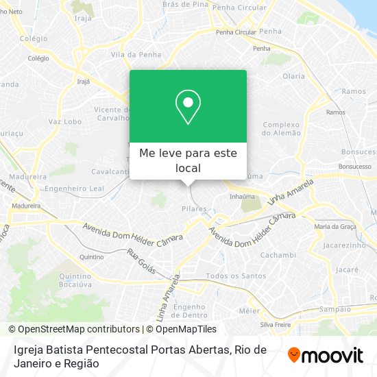Igreja Batista Pentecostal Portas Abertas mapa