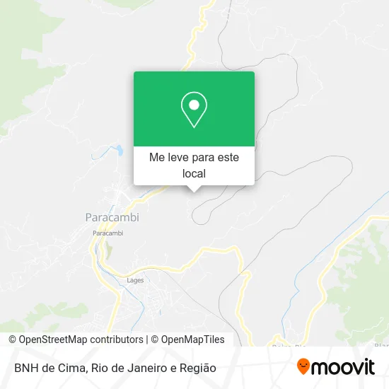 BNH de Cima mapa