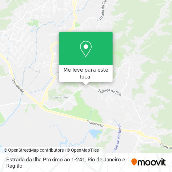 Estrada da Ilha Próximo ao 1-241 mapa