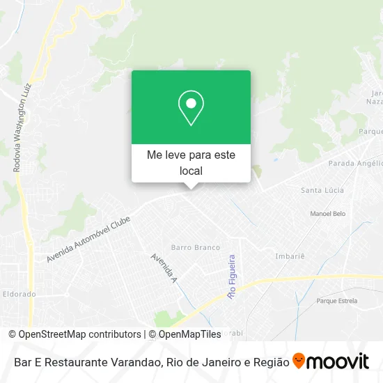 Bar E Restaurante Varandao mapa