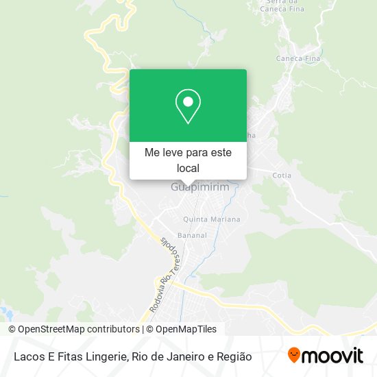 Lacos E Fitas Lingerie mapa