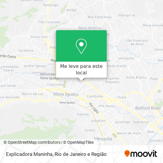 Explicadora Maninha mapa