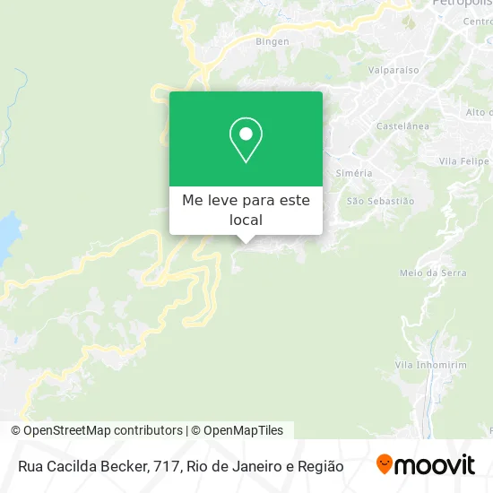 Rua Cacilda Becker, 717 mapa