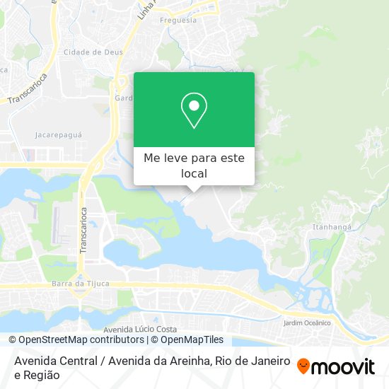 Avenida Central / Avenida da Areinha mapa