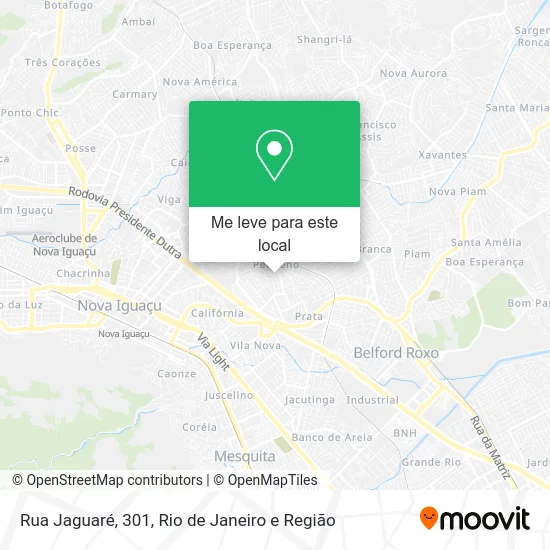 Rua Jaguaré, 301 mapa