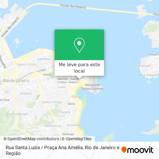 Rua Santa Luzia / Praça Ana Amélia mapa