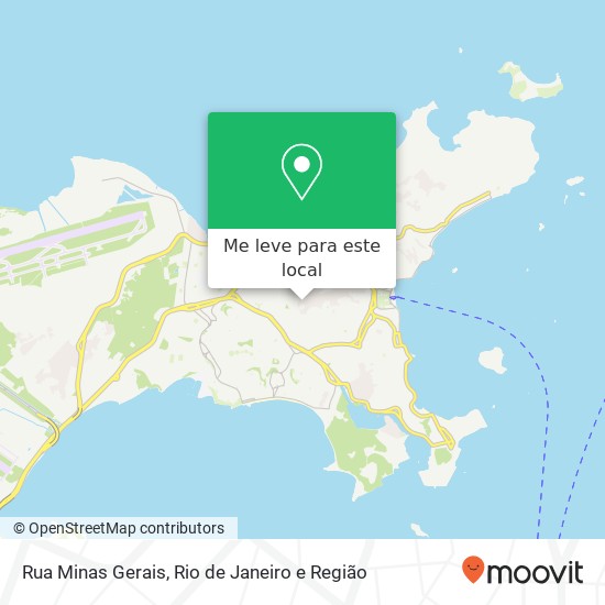 Rua Minas Gerais mapa