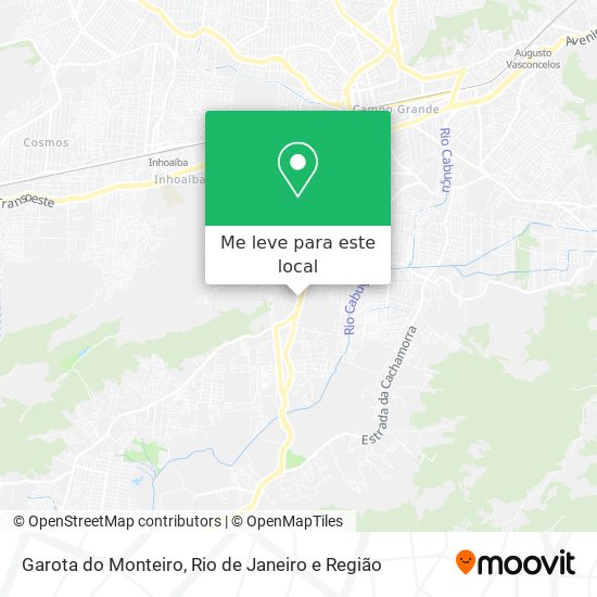 Garota do Monteiro mapa
