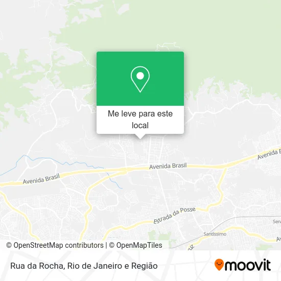 Rua da Rocha mapa