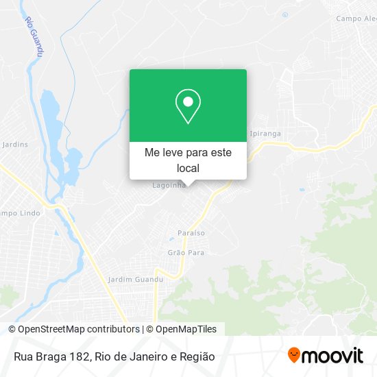 Rua Braga 182 mapa