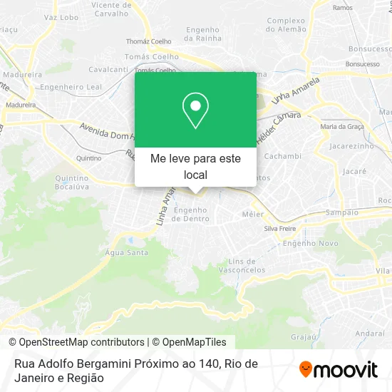 Rua Adolfo Bergamini Próximo ao 140 mapa