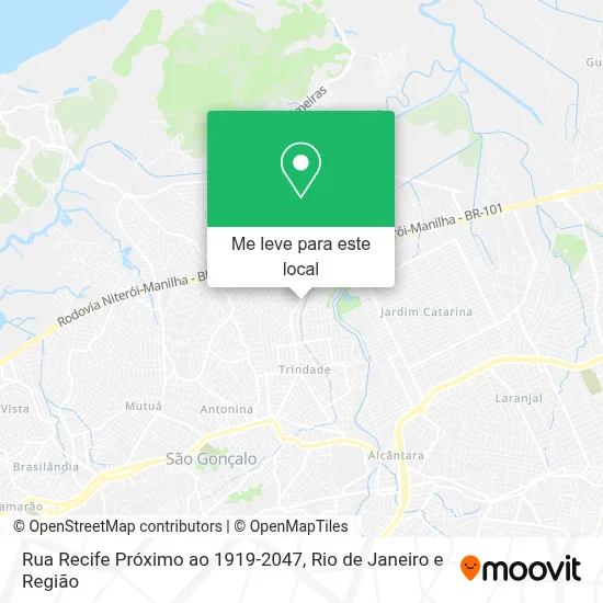 Rua Recife Próximo ao 1919-2047 mapa