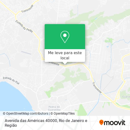 Avenida das Américas 40000 mapa