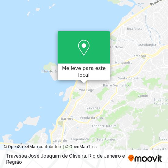 Travessa José Joaquim de Oliveira mapa
