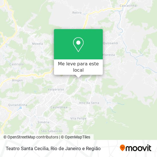 Teatro Santa Cecilia mapa
