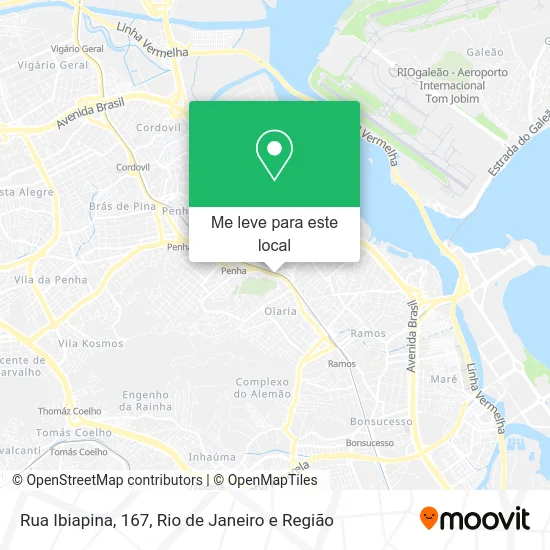 Rua Ibiapina, 167 mapa