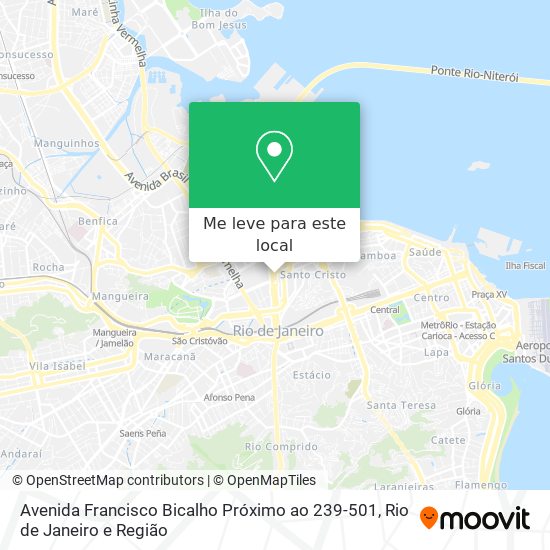 Avenida Francisco Bicalho Próximo ao 239-501 mapa