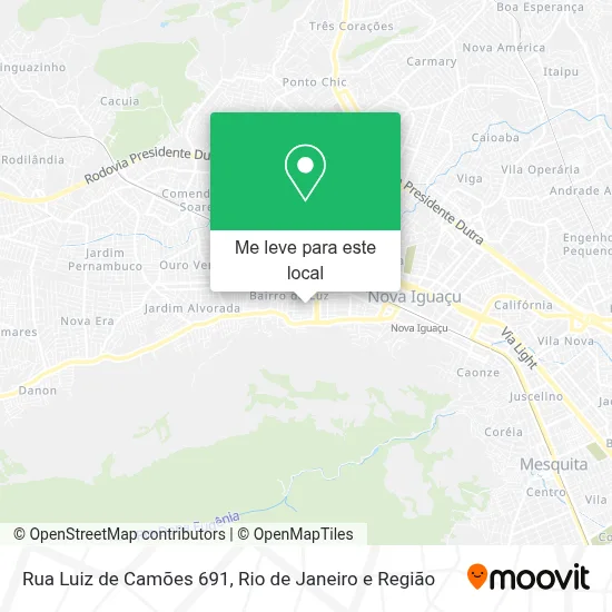 Rua Luiz de Camões 691 mapa