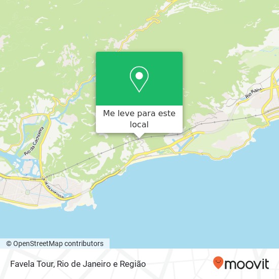 Favela Tour mapa