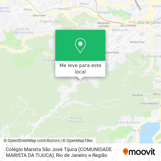 Colégio Marista São José Tijuca (COMUNIDADE MARISTA DA TIJUCA) mapa