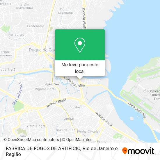 FABRICA DE FOGOS DE ARTIFICIO mapa