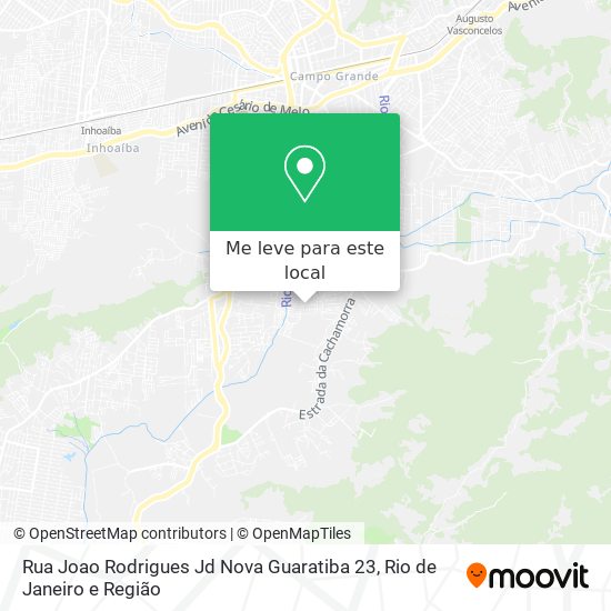 Rua Joao Rodrigues Jd Nova Guaratiba 23 mapa