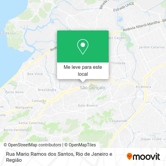Rua Mario Ramos dos Santos mapa