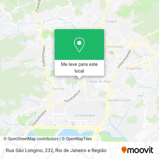 Rua São Longino, 232 mapa