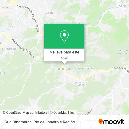 Rua Dinamarca mapa