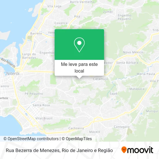 Rua Bezerra de Menezes mapa