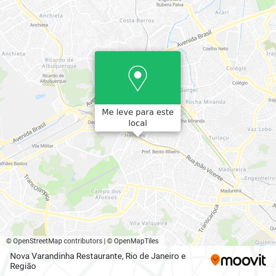 Nova Varandinha Restaurante mapa