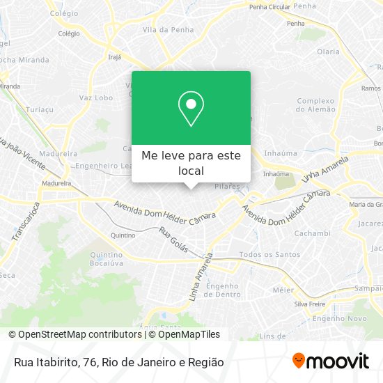 Rua Itabirito, 76 mapa